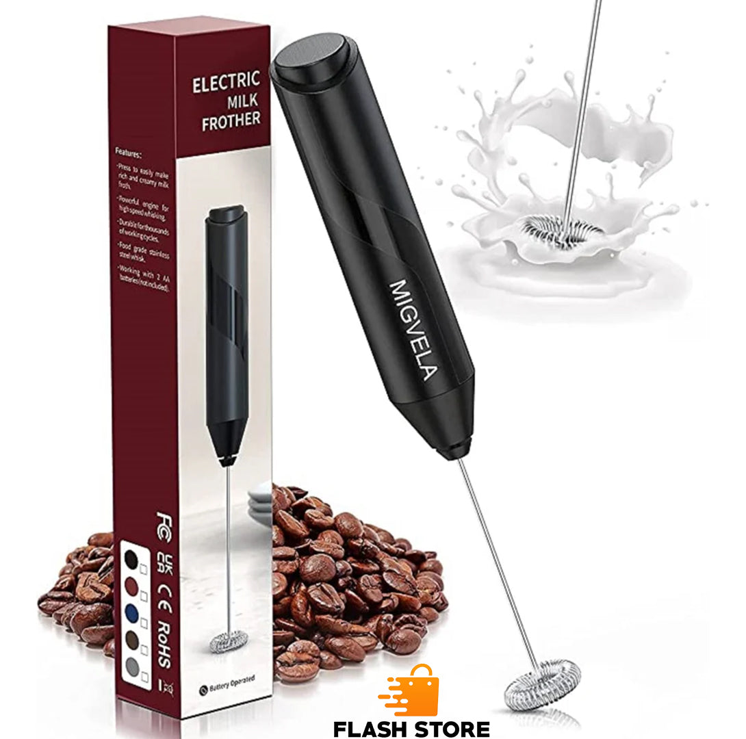 Electric Coffee Beater & Milk Frother – 3-Speed Adjustable USB Rechargeable Mixer, Electric Egg Whisk & Coffee Foam Maker
