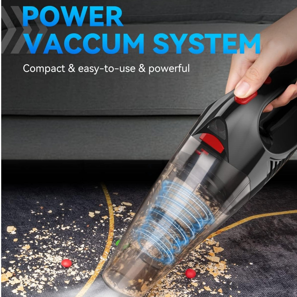 Portable Vacuum Cleaner Strong suction Blower Dry Vacuum Cleaner