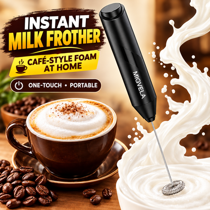 Electric Coffee Beater & Milk Frother – 3-Speed Adjustable USB Rechargeable Mixer, Electric Egg Whisk & Coffee Foam Maker