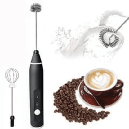 Electric Coffee Beater & Milk Frother – 3-Speed Adjustable USB Rechargeable Mixer, Electric Egg Whisk & Coffee Foam Maker